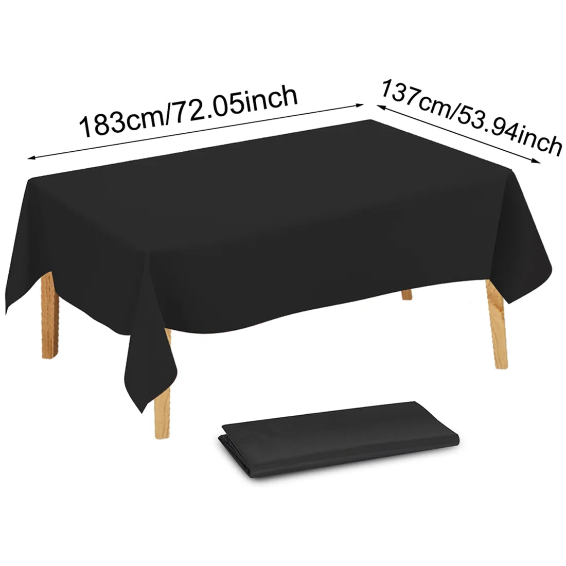 nappe rectangulaire plastique rose bleu violet blanc noir unie moderne fêtes anniversaire mariage saisonnalité