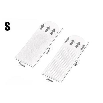 rubans adhésifs blancs rayures noires surface rugueuse moderne utilisation multiple 12 paires auto collantes