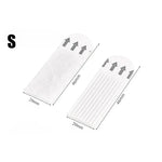 rubans adhésifs blancs rayures noires surface rugueuse moderne utilisation multiple 12 paires auto collantes