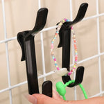 crochet mural multiusage noir blanc moderne adhésif organisateur maison suspendu porte manteau trousseau clés