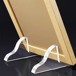 supports photo transparents moderne feuilles tropicales tablettes smartphone ornement minimalistes