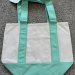 sac fourre tout toile décontracté polyvalent femme ouvert rectangulaire casual vert jaune rouge bleumarine