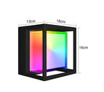 lampe led murale moderne noire ip65 hydrofuge wifi zigbee 2492000lm