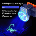 lampe torche led bleu orange vert certifications ccc cqc fcc gs lvd rohs ul