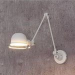 lampe murale articulée industrielle moderne vert gris blanc rouge noir opacité LED Edison