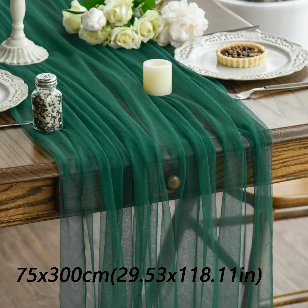 table table polyester plissé rose pâle vert foncé blanc violetclair beige classique festive fleuri