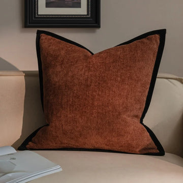 housse coussin décorative motif animalier jacquard coton polyester salon canapé moderne intérieur luxe