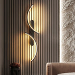 appliques murales modernes LED noir blanc élégantes contemporaines salon chambre entrée étude