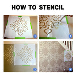 Stencil mural moderne géométrique rayures vert gris blanc adhésif opacité XL XXL