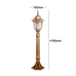 lampe sol led ip65 noir bronze texture métallique classique flux lumineux faible autonome