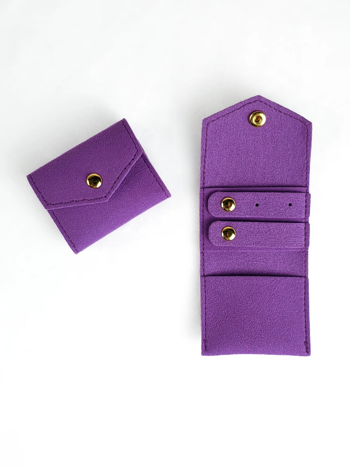 porte monnaie simili cuir marron clair rose pâle violet blanc noir classique dorés poche