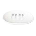 support savon silicone noir gris bleu moderne adhésif auto drainant évier salle bain éponge