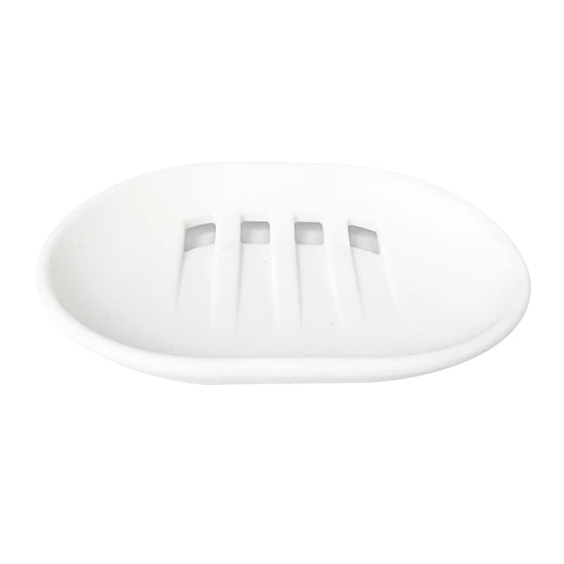 support savon silicone noir gris bleu moderne adhésif auto drainant évier salle bain éponge