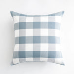 taies d'oreiller bleu clair plaid carreaux moderne polyester 30x50 45x45 cm coussins décoratifs