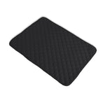 tapis absorbant lavable coton géométrique noir gris moderne petit animal compagnie urinoir