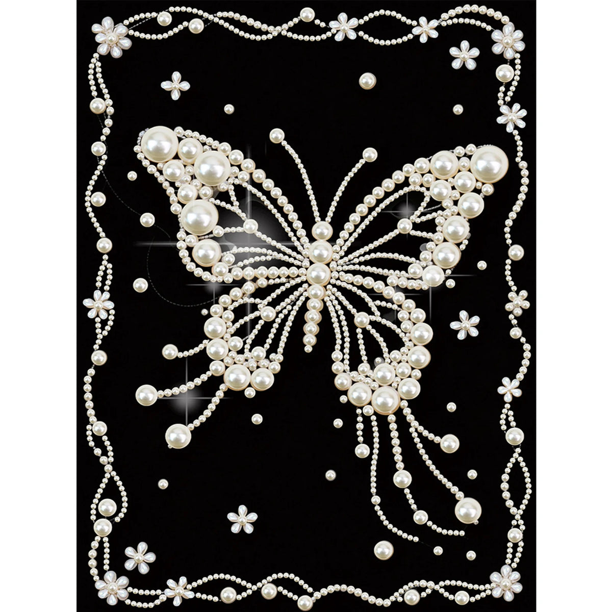 tableau décoratif motifs floraux strass or élégant art décoratif diy adulte modernes incluséesOpaqueFlyGirlElves