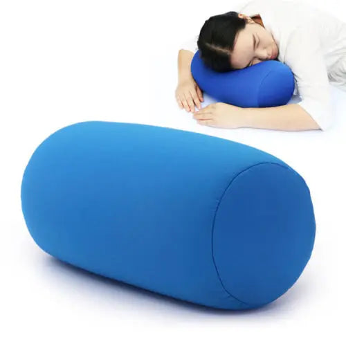 coussin ovale uni moderne bleu rouge violet noir mousse polyester lit décoration voyage