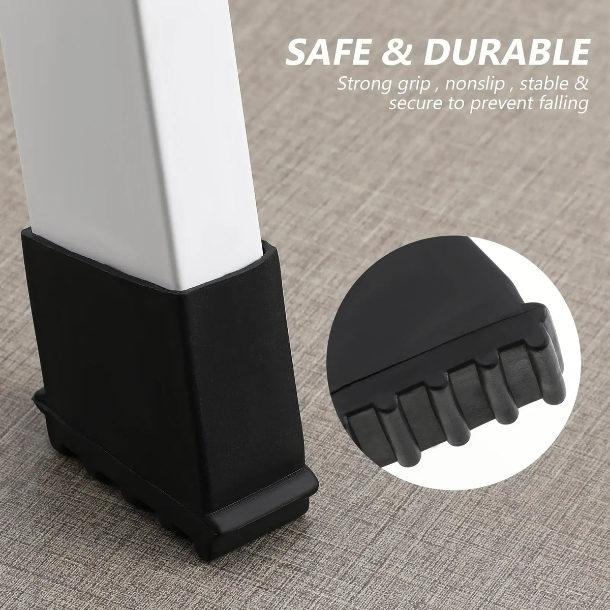 protections pieds ladder antislip picots utilitaires professionnel noirs textiles sécurité travauxiaux
