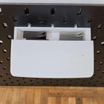 organisateur petite taille fixe mur étagère flottante tiroir modulaire noir blanc contemporain