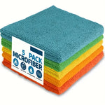 serviettes microfibres gris bleu vert rose violet rouge texture douce modernes utilitaires 25x25cm