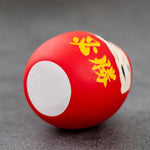 statuette japonaise daruma orange rouge noir vert violet rose blanche bonheur traditionnelle maison