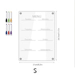 Tableau autocollant magnétique réutilisable pour planification