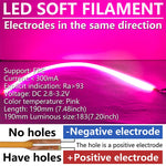 filament led souple 190mm rouge vert bleu rose technologie bricolage diy đèn led