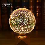 lampe led multicolore effet fibre optique moderne base bois intérieur éclairage événement