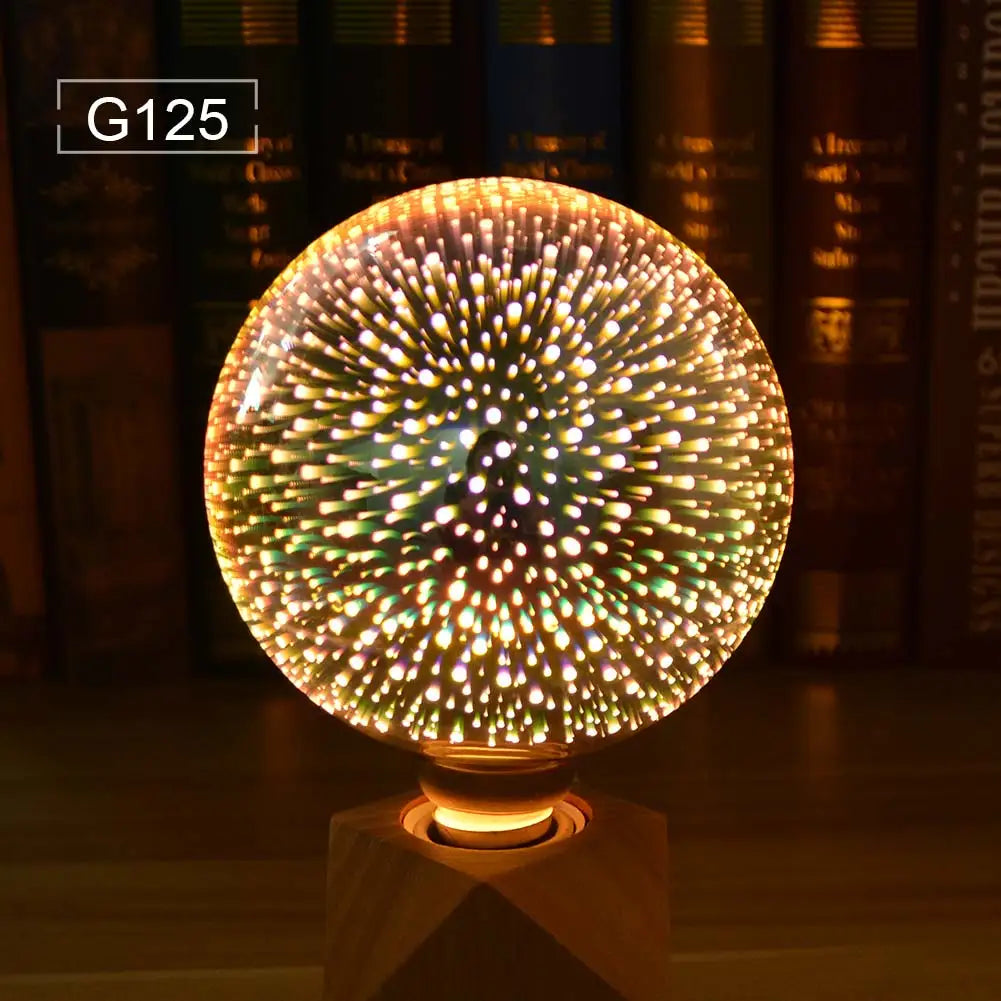 lampe led multicolore effet fibre optique moderne base bois intérieur éclairage événement