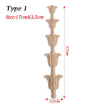 appliques murales bois sculptées fleurs détaillées artisanal baroque naturel moderne