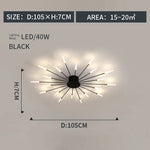 plafonnier moderne or noir lumineux éclairage quotidien acier certifié ccc 249 2000 lumens