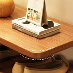 étagère chaussures moderne métal texture bois clair organisateur minimaliste gain place maison