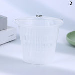 pots fleurs perforés modernes noirs blancs couvercle 11cm 12cm 14cm