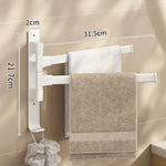 porte serviettes mural pliable moderne blanc noir gris serviettes microfibre brosse bain porte haillons