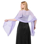 écharpe soie polyester solide rouge bordeaux rose clair beige gris jaune violet moderne