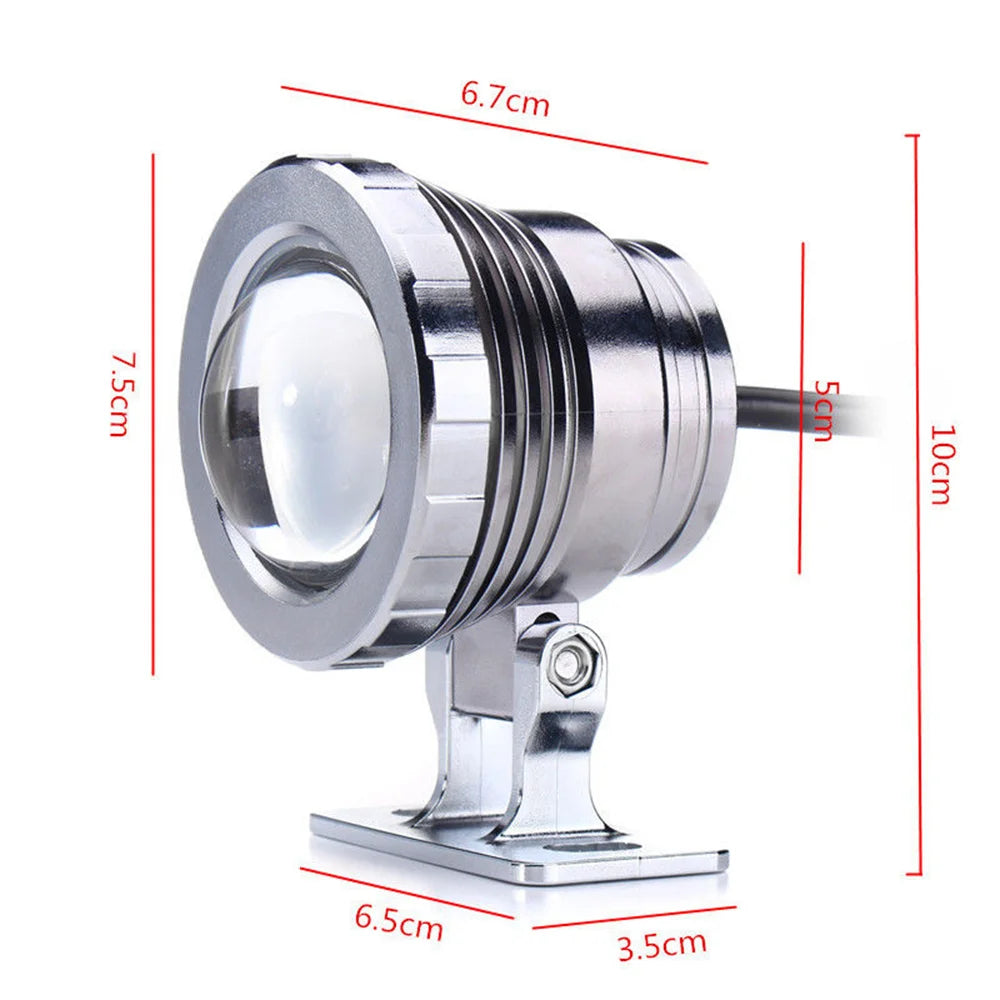 projecteur led noir moderne 10w 15w ip68 certification rohs ccc fcc télécommande.vis