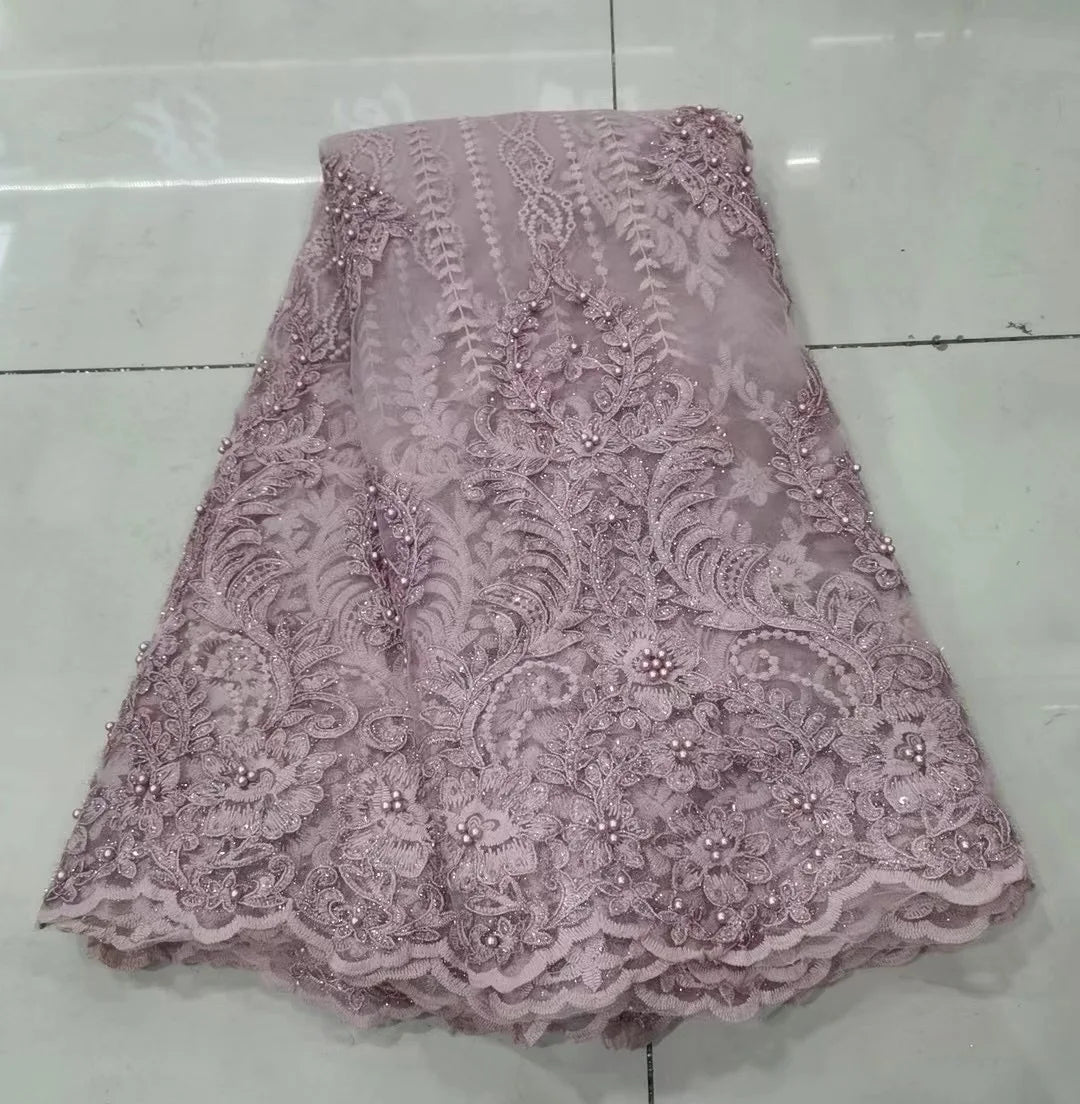 tissu dentelle polyester blanc noir floral translucide élégant mariage robes