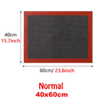 tapis cuisson silicone antiadhésif rouge noir texture tissu moderne cake baking