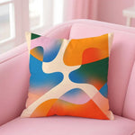housse coussin motif géométrique polyester coton 35x35cm 40x40cm moderne chambre salon voiture