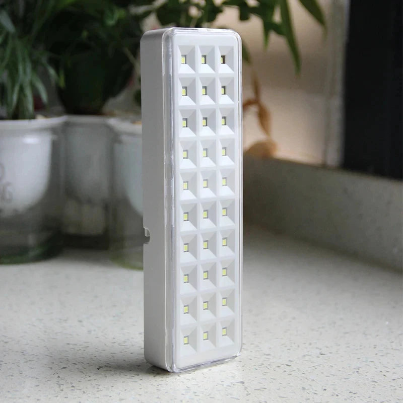 lampe urgence led 30 lumières carreaux blanc adhésif moderne super brillante switch