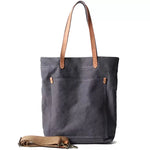 sac main vert olive toile douce fermeture éclair casual unisexe polyvalent texture tissée casual