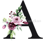 taies d'oreiller lettre stylisée moderne élégantes imprimées fleurs feuillage blanc respectueuses environnement 45cm 45cm