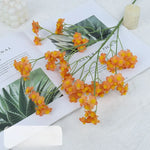 décoration intérieure bouquet fleurs artificielles soie marguerites jaunes blancs vases abstraits