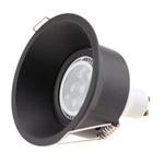 spot led noir moderne interrupteur bouton ampoyle gu10 clips chambre coucher