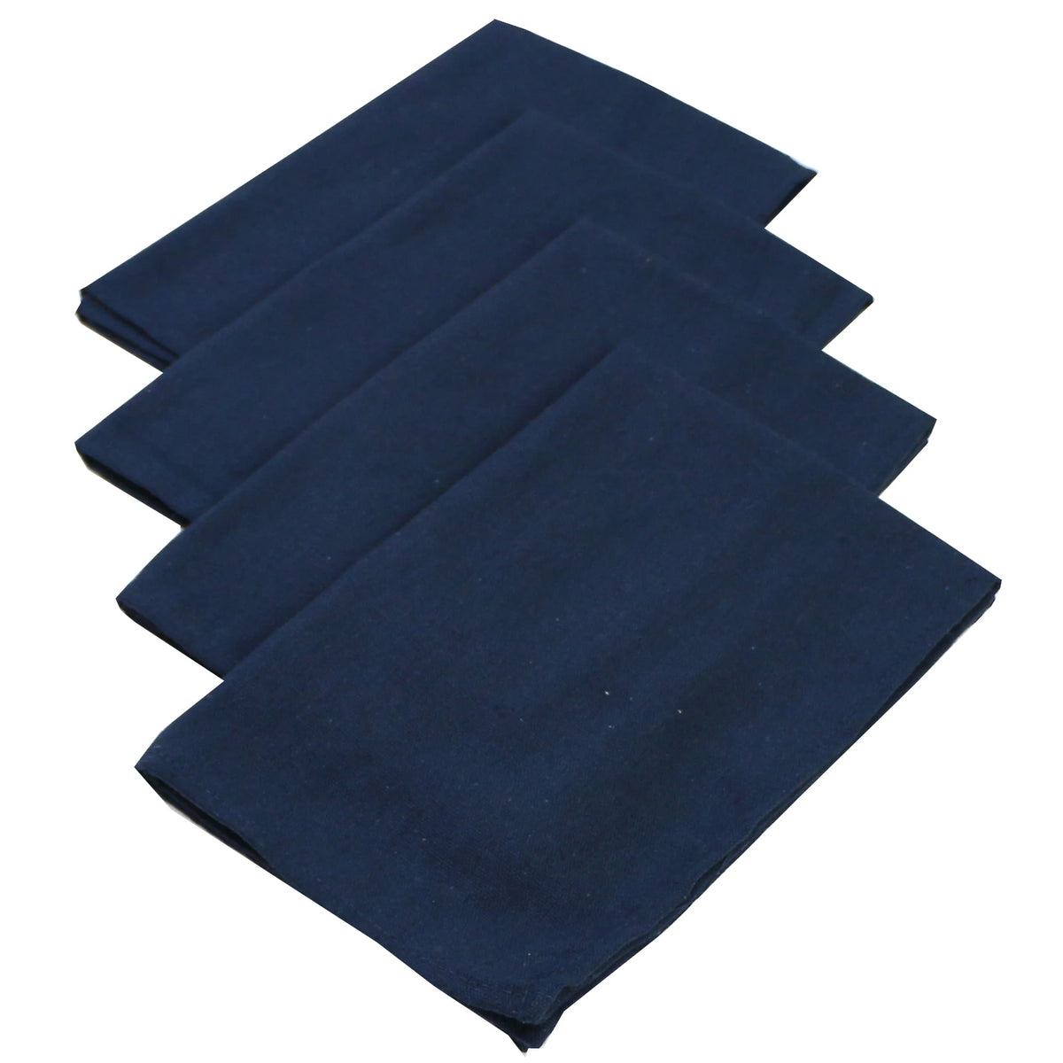 Le tissu bleu marine épais est représenté sur cette image.