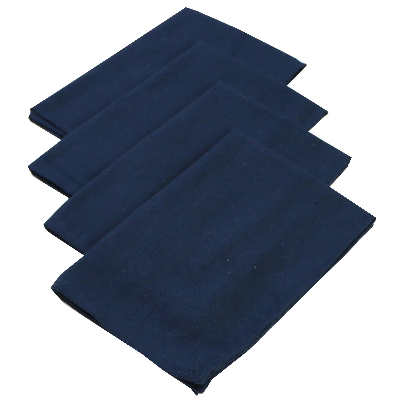 Le tissu bleu marine épais est représenté sur cette image.