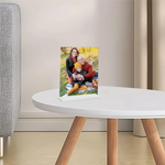 cadre photo transparent moderne légumes colorés double face pouces pouces