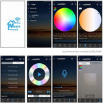 contrôleur led wifi moderne qr code compatible alexa assistant google 16 millions couleurs rgbw