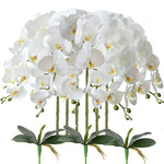 décoration intérieure orchidées artificielles blanc rose modernes 69cm hauteur anniversaire mariage