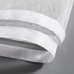 rideau anti moustiques blanc aimants auto adhésifs porte maille fine intérieur moderne